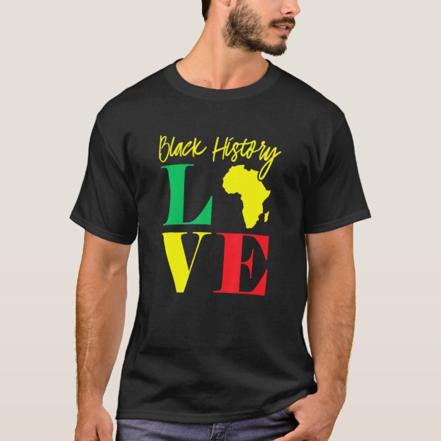 Camiseta Ropa afroamericana hombres mujeres historia negra (Anverso)
