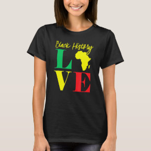 Camiseta Ropa afroamericana hombres mujeres historia negra