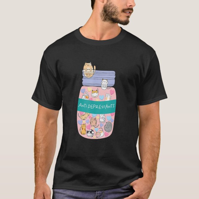 Camiseta Ropa Antidepresiva De Gato Gatito A Forense (Anverso)