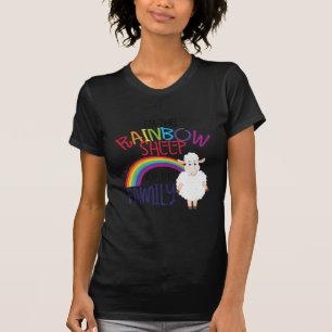 Camiseta Ropa arcoiris de la familia Regalo de oveja colo