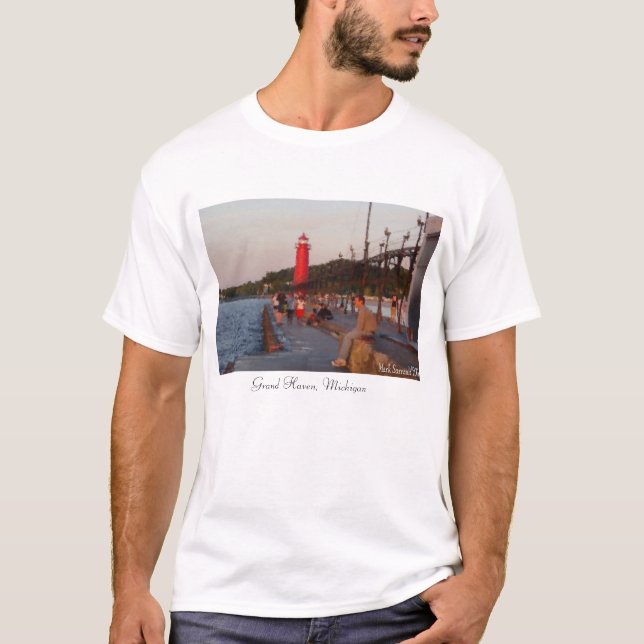 Camiseta Ropa - asilo magnífico, Michigan - pintada (Anverso)