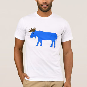 Camiseta Ropa azul de los alces