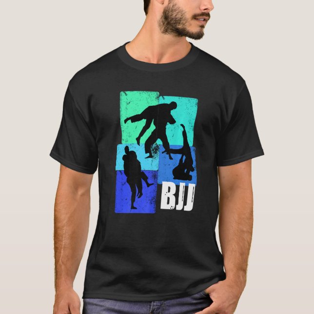 Camiseta Ropa BJJ para la práctica brasileña Jiu Jitsu (Anverso)