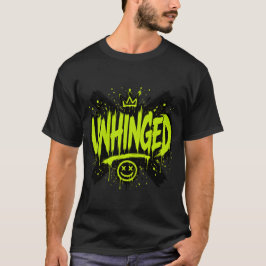 Camiseta Ropa callejera cyberpunk verde neón desquiciada