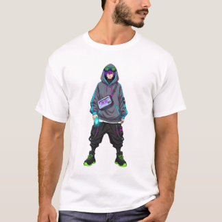 Camiseta Ropa callejera de anime ciberpunk Tokyo Drip