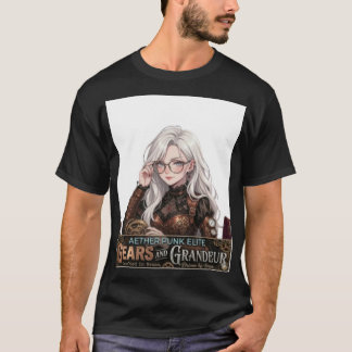 Camiseta Ropa callejera de chica de anime Steampunk - Élite