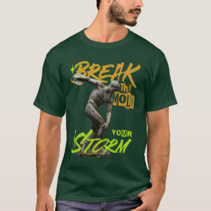 Camiseta Ropa callejera gráfica Rompe el molde