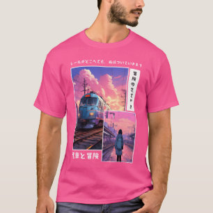 Camiseta Ropa callejera japonesa etérea nostálgica de los 9