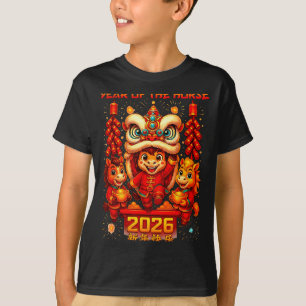 Camiseta Ropa China de Niñas Caballo