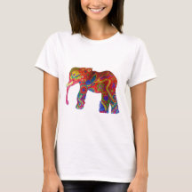 Ropa colorida del elefante