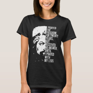 Camiseta Ropa con cita de Frederick Douglass Mes de la Hist