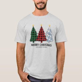 Camiseta Ropa con encanto navideño de árboles de Navidad a