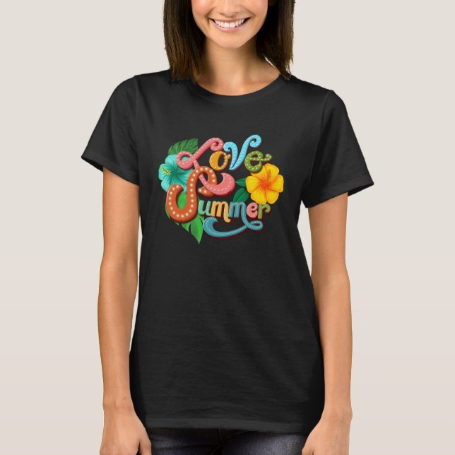 Camiseta Ropa Costera de Verano Vintage (Anverso)