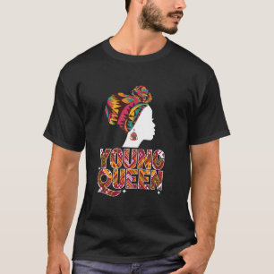 Camiseta Ropa Cultural Afrocentrica de Joven Reina