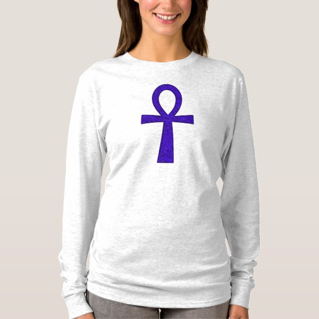 Camiseta Ropa de adultos de Ankh Azul (Anverso)