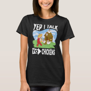 Camiseta Ropa De Agricultor De Pollo Para Brote De Alimento