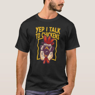 Camiseta Ropa De Agricultor De Pollo Para Brote De Alimento