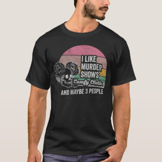 Camiseta Ropa de asesinato retro gente familia