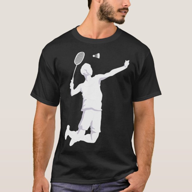 Camiseta Ropa de bádminton Shuttlecock Style (Anverso)