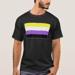 Camiseta Ropa de bandera de orgullo no binaria LGBT no bina