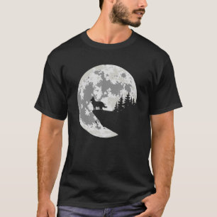 Camiseta Ropa De Berger Blanc Suisse Y Luna Halloween Cos