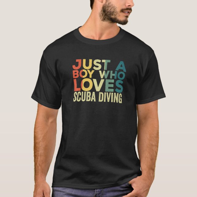 Camiseta Ropa de buceo para hombres buzo de buceo (Anverso)