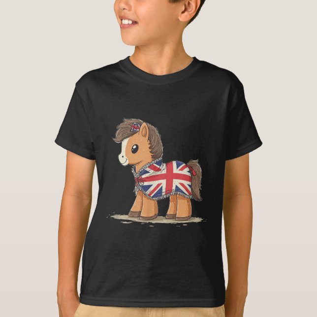 Camiseta Ropa De Caballos Británica De Guay Para Los Amante (Anverso)