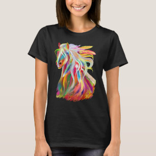 Camiseta Ropa De Caballos De Amor Para Chicas Mujeres Cabez