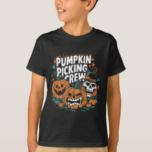 Camiseta Ropa de calabaza divertida de la tripulación de pi