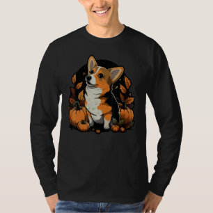 Camiseta Ropa de calabaza galesa de corgi en Hallowe galés
