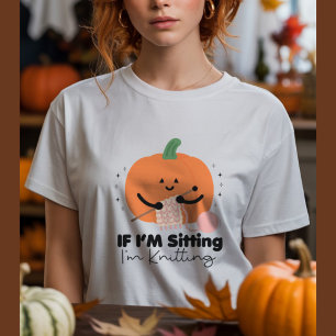 Camiseta Ropa de calabaza, punto de caída divertido