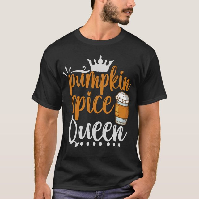 Camiseta Ropa de calabaza Reina Graciosa regalo de Acción d (Anverso)