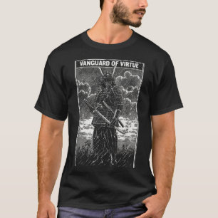 Camiseta Ropa de calle arte guerrero samurái hombres mujere