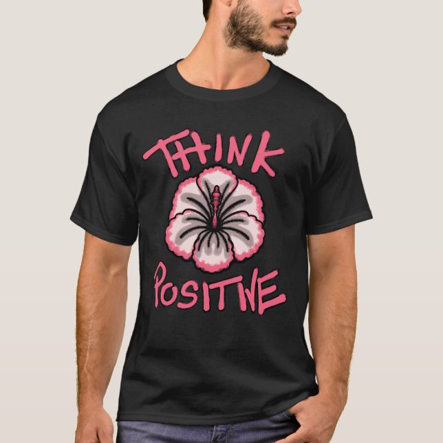Camiseta Ropa de calle con flor de hibisco (Anverso)