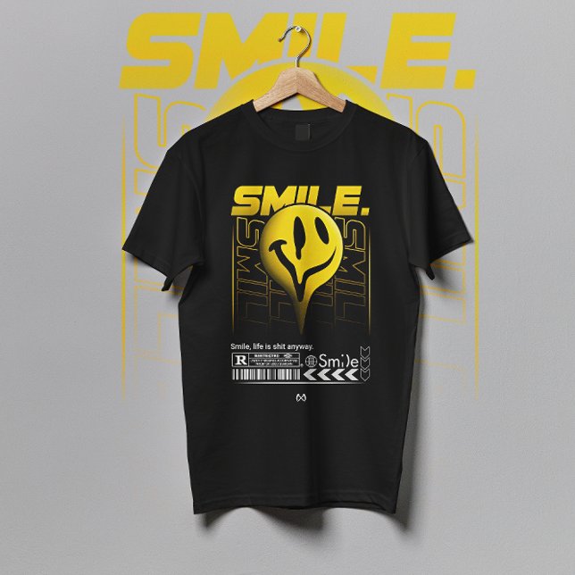 Camiseta Ropa de calle de sonreír feliz emoji (Subido por el creador)