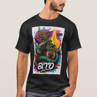 Camiseta ropa de calle naga y patuxay lao