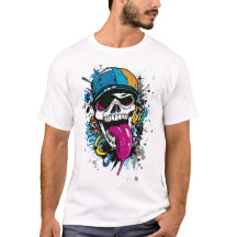 Ropa de calle Rebel Skull Graffiti