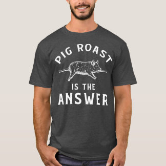 Camiseta Ropa de cerdo asada Graciosa Impresionante Rasal L
