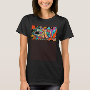 Camiseta Ropa de Chica de patinaje estilo japonés estético 