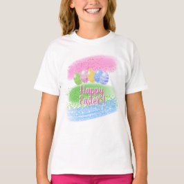 Camiseta Ropa de Chicas de Pascua, regalo de Pascua feliz