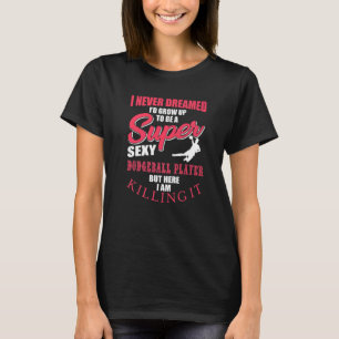 Camiseta Ropa de cita de jugador de dodgeball pelota de dod