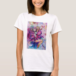CAMISETA ROPA DE COLOR ROSA MUSICAL