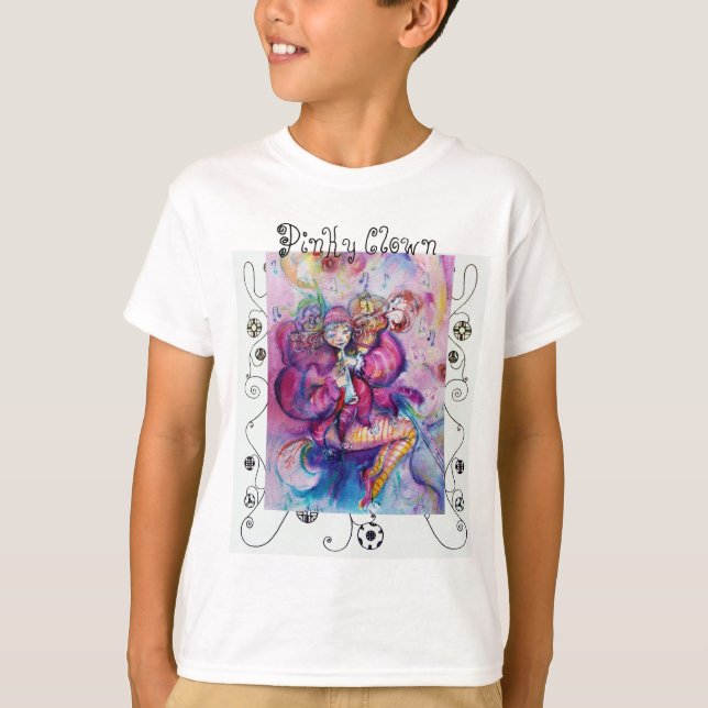 CAMISETA ROPA DE COLOR ROSA MUSICAL CON PLANTAS GEOMÉTRICAS (Anverso)