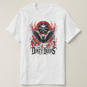 Camiseta Ropa de conciertos Pesada Metalizado Rock Banda Gi