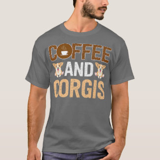 Camiseta Ropa De Corgi Para El Café De La Cafetería Corgi L