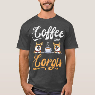 Camiseta Ropa De Corgi Para El Café De La Cafetería Corgi L
