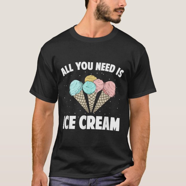 Camiseta Ropa De Crema De Hielo Guay Para Hombres Mujeres N (Anverso)