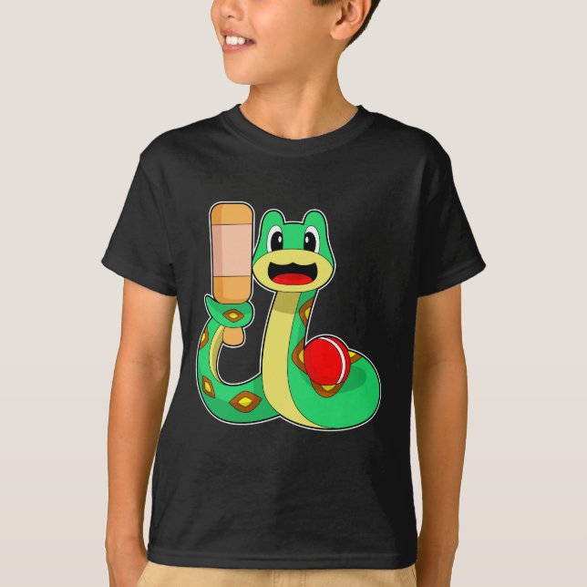 Camiseta Ropa de cricket de las serpientes (Anverso)