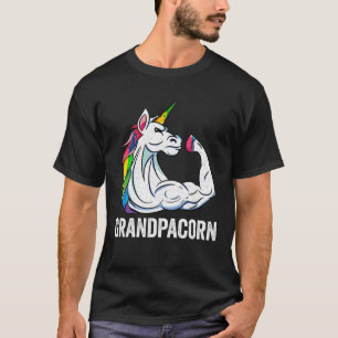 Camiseta Ropa de cumpleaños de Chica de abuelo de unicornio