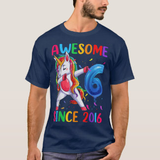 Camiseta Ropa De Cumpleaños De Unicornio Para Chicas, Impre